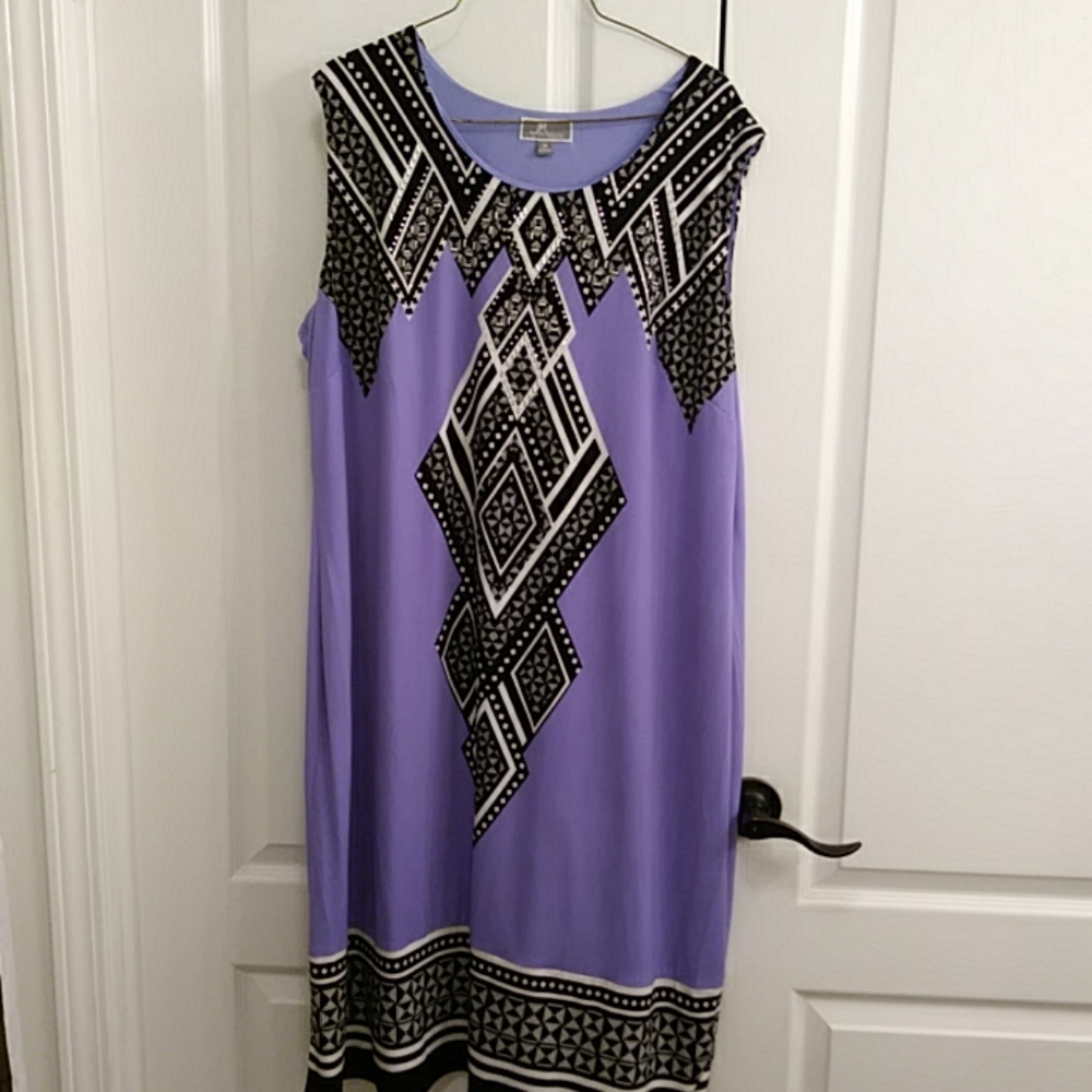 Purple sleeveless with sparkles